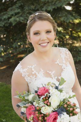 Bride Karissa 6/2/17 Makeup & Hair Bridal Brigade Hazelton Photography