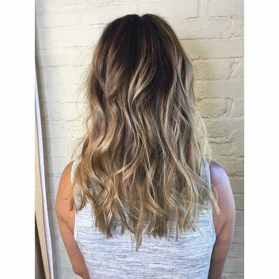 Hair by Marett Mattox - she transformed my almost brassy/Orange balayage into this beautiful blonde balayage!! Exactly what I wanted!