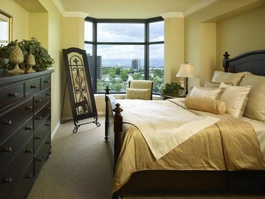 Bedroom in the E-1 Floorplan model