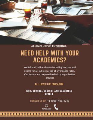 All Inclusive Tutoring Services