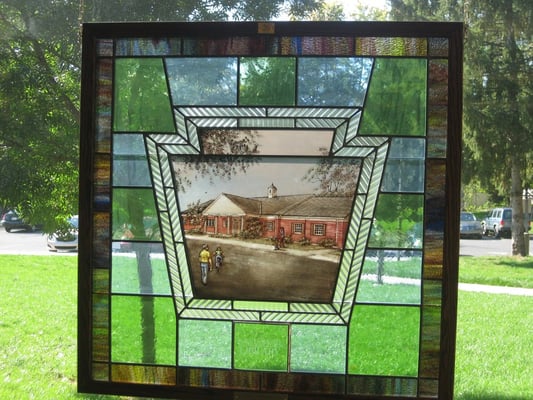 stained glass window