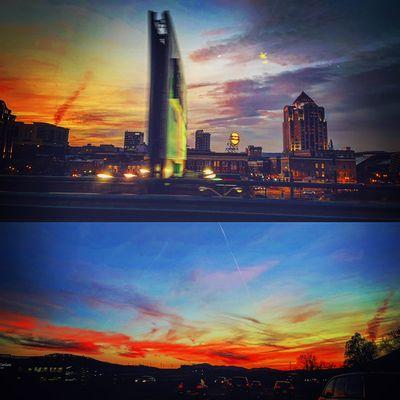 Our beautiful Roanoke #sunset