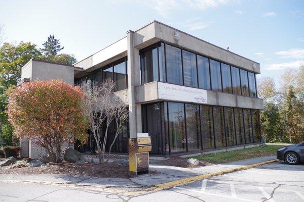 Located on the second floor of the People's United Bank Building in downtown Orono, Maine.