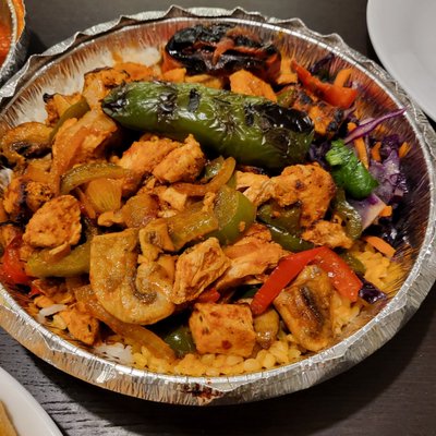 Sauteed chicken with vegetables