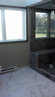 Design, Color selection, Painting, furniture & accessory shopping and placement for complete bathroom redesign.