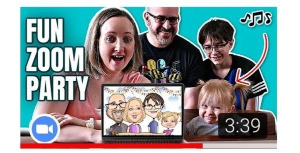 YouTube Influencer Sean Howell has just featured Big Head Cartoon Virtual Caricature Art Party Experiences as the most fun Zoom Experience!