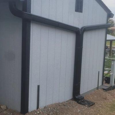 MINI BARN GUTTER INSTALLATION