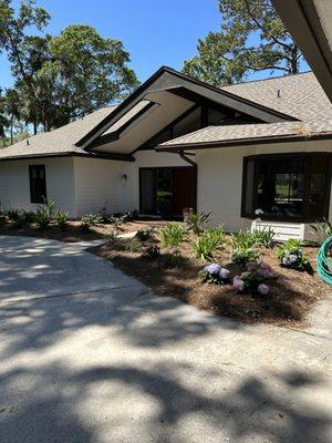 Cement board siding