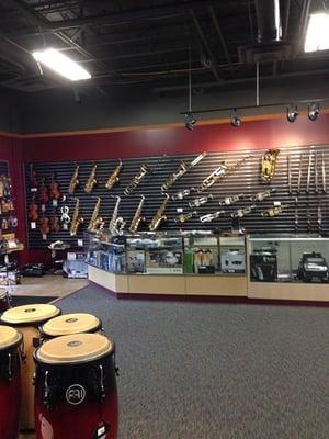 Band Instrument Wall