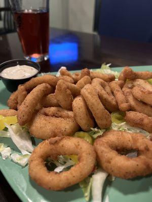 Calamari appetizer