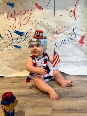 A little 4th of July celebration from the babies!