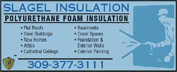 Slagel Insulation Bloomington Illinois and Central Illinois Foam insulation