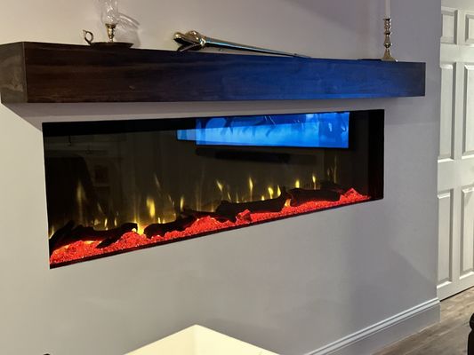 My new electric fireplace