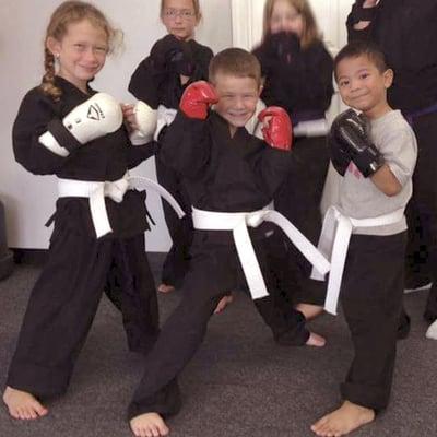 Our Kids Taekwondo group, ages 6-13