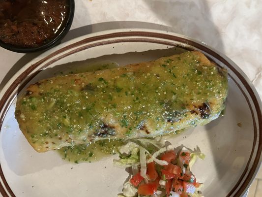 Veggie chimichanga.