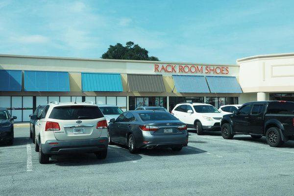 Parking Lot Entrance with Signage