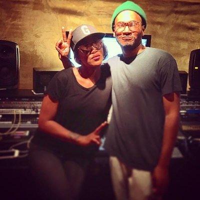 Eve & Kaytranada @ Dub Room Music Recording Studio in West Hollywood.