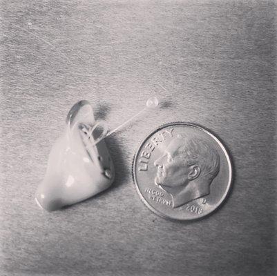 Small custom hearing aids to fit your unique ear.