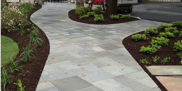 Bluestone Walkway Installation & Design