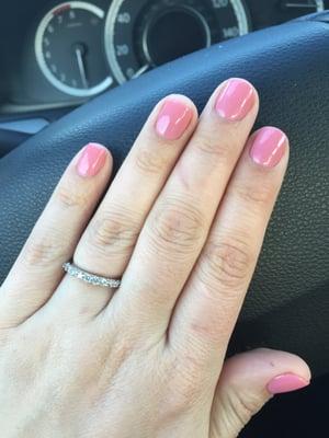 Beautiful shellac manicure by Lena!