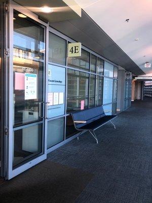 Hallway entrance to MGH Vincent gynecology