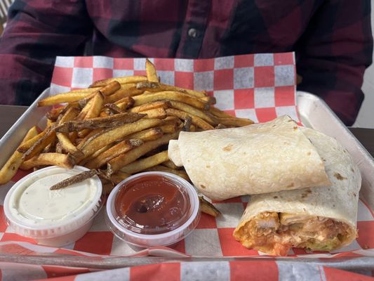 buffalo chicken wrap