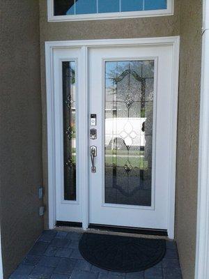 Designer doors no problem fibreglass impact is the way to go in Florida