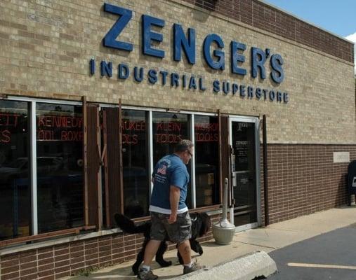 Zenger's Store Front on Grand Avenue