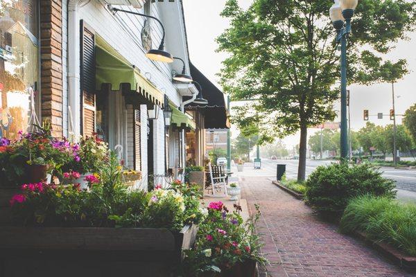 Our charming neighborhood in downtown Vienna.