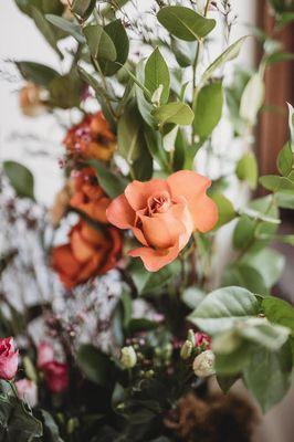 In Studio Flower Installation photo by Alana Davis Photography