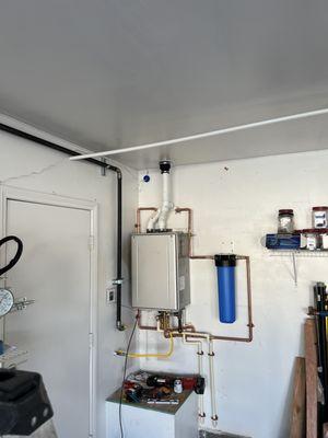 Retrofit tankless water heater