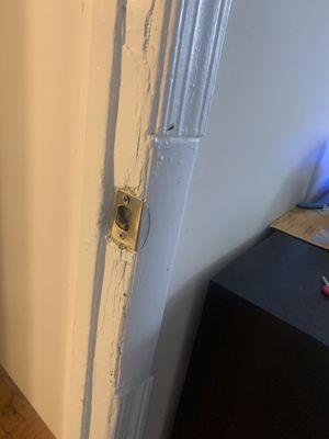 Busted door