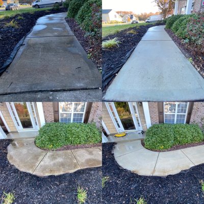 Sidewalks cleaning