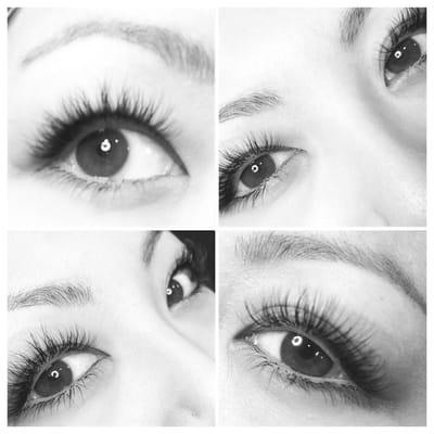 Mixed Russian and mink lash extensions!