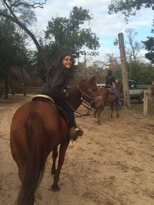 This was taken for their Christmas trail ride!