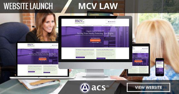 Legal Website Design for MCV Law by ACS Web Design & SEO.