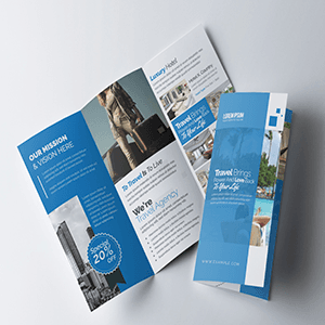 Full-color brochure and booklet printing. Print your own artwork or utilize our graphic design and copywriting services.