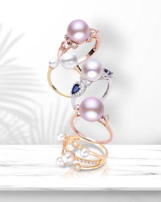 Pearl rings stack