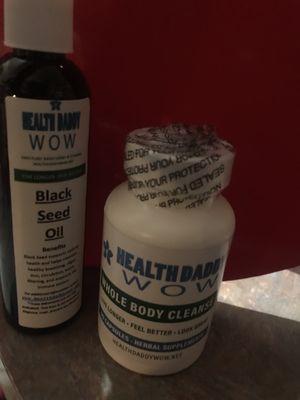 Black Seed Oil and Whole Body Cleanser Vitamins