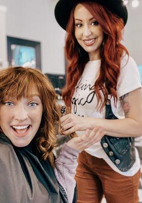 Ginger Life 
Hair by Laura Mae Premier Beauty Bar