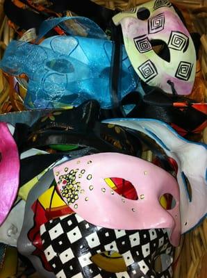 Masks in the back room