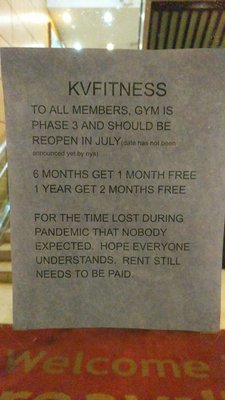 Gym owner fired cop is a cheapskake. Don't sign up to this trashy gym. He is scamming gym members