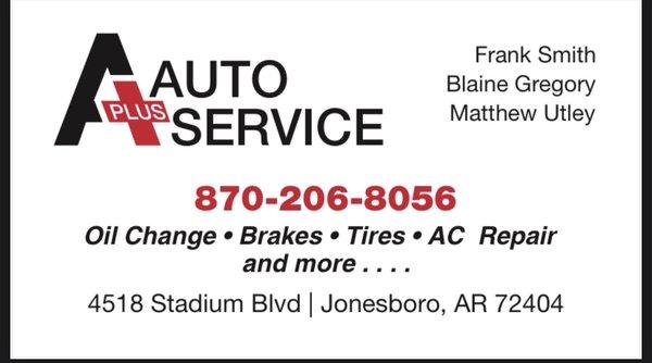 A Plus Auto Service