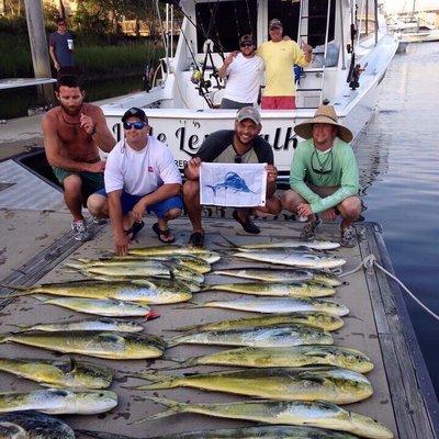 Awesome day full of Mahi Mahi and sailfish..!!