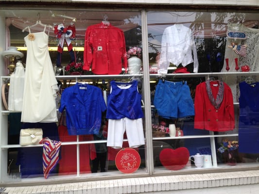 Red, White and Blue clothes for men, women and children too!