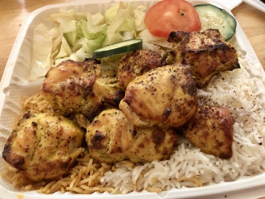 Chicken Kabob Platter