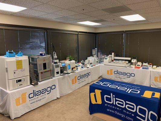 Our showroom for showcasing products and virtual demos.