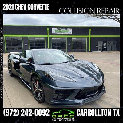 CALL US (972) 242-0092
 2536 Dickerson Pkwy suite 110, CARROLLTON TX 75006
 BEFORE/AFTER
 2021 CHEV CORVETTE