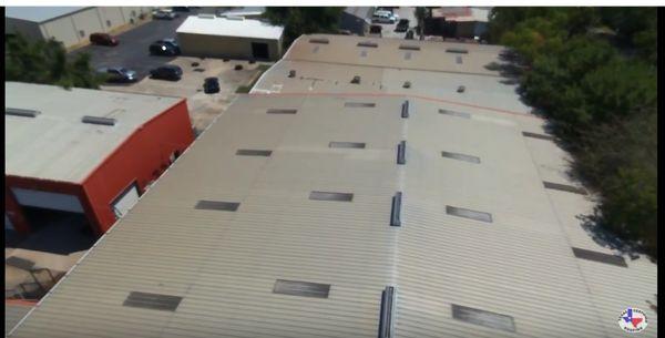 Drone footage from a completed job! We are certified and bonded for your safety and value.