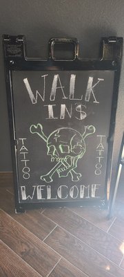 They take walk ins!